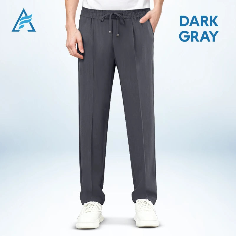 Terrycomfit - Pull On Ice Silk Comfort Everyday Pants