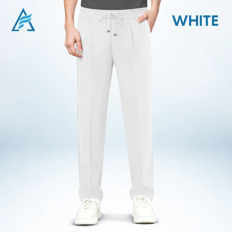 Terrycomfit - Pull On Ice Silk Comfort Everyday Pants