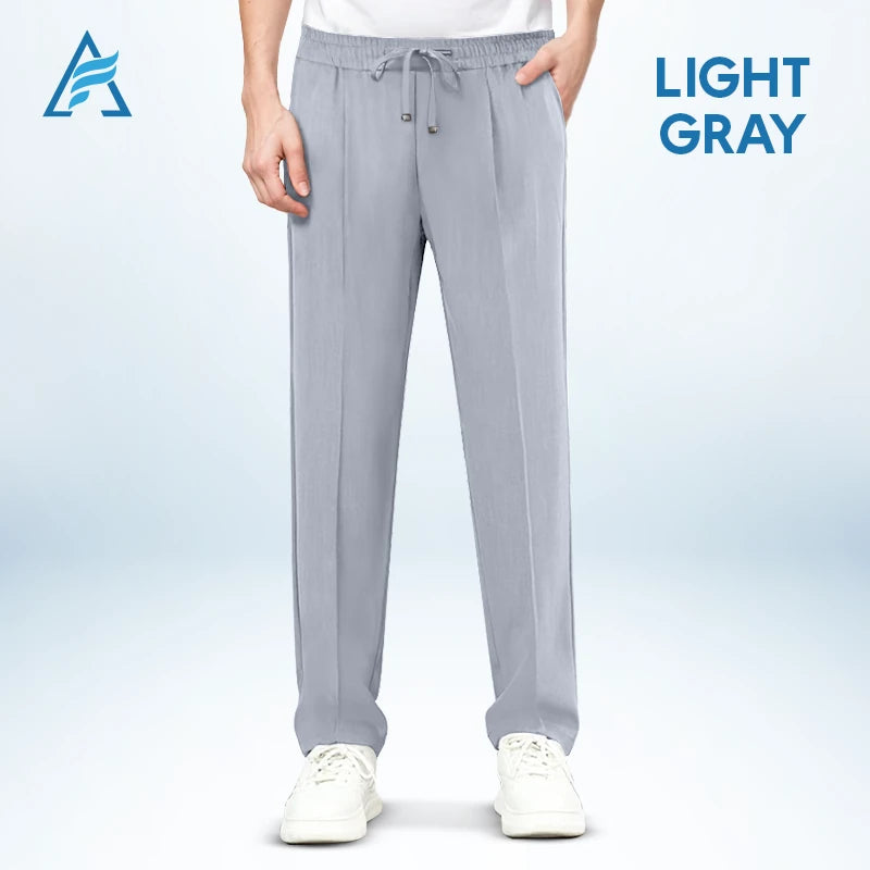 Terrycomfit - Pull On Ice Silk Comfort Everyday Pants
