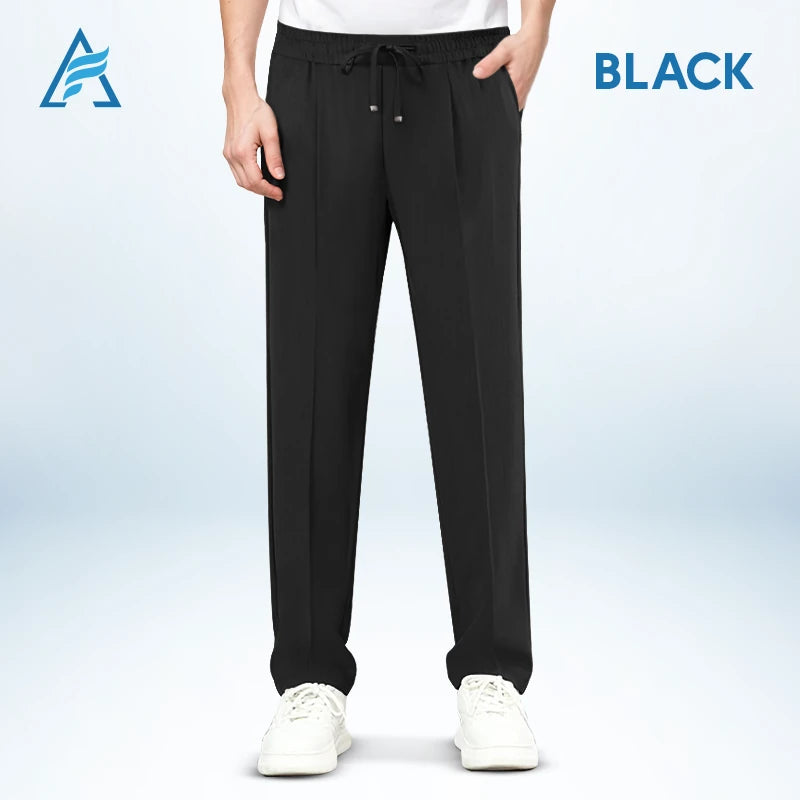 Terrycomfit - Pull On Ice Silk Comfort Everyday Pants