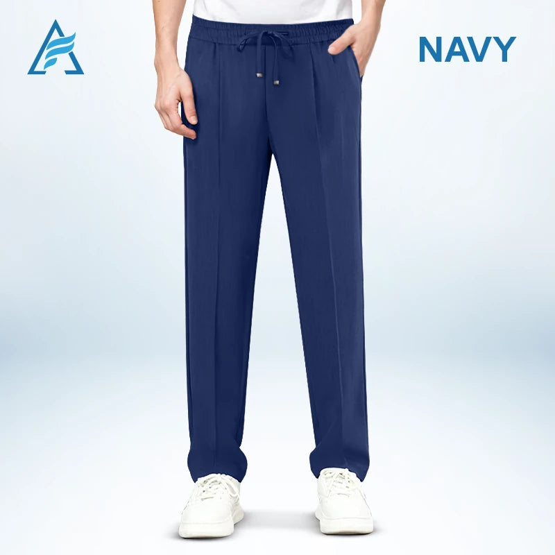 Terrycomfit - Pull On Ice Silk Comfort Everyday Pants