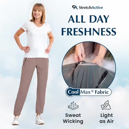 Terrycomfit - Women's Ultra Stretch Ice Silk Comfort Casual Pants